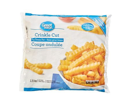 Great Value Crinkle Cut Frozen Fried Potatoes - Walmart.ca