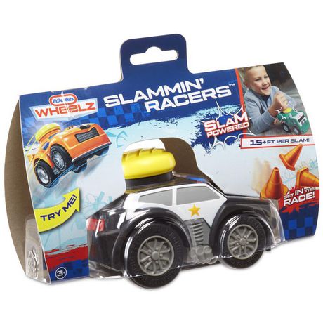 little tikes slammin racers police car