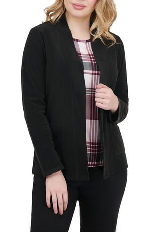 walmart womens black cardigan