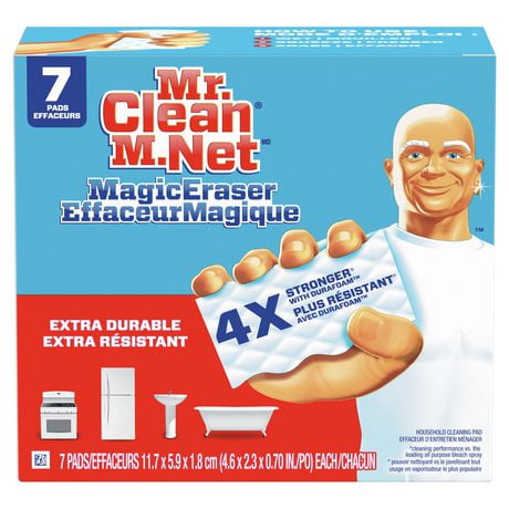 Mr. Clean Magic Eraser Extra Durable Cleaning Pads with Durafoam, 7 count