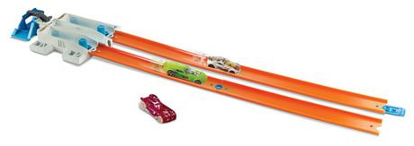 hot wheels two lane launcher