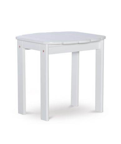 White Adirondack Outdoor End Table Canada - White Patio End Tables