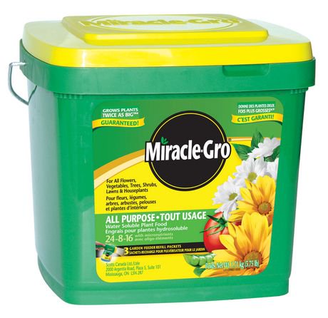 Miracle-Gro Water Soluble All Purpose Plant Food 24-8-16 1 ...