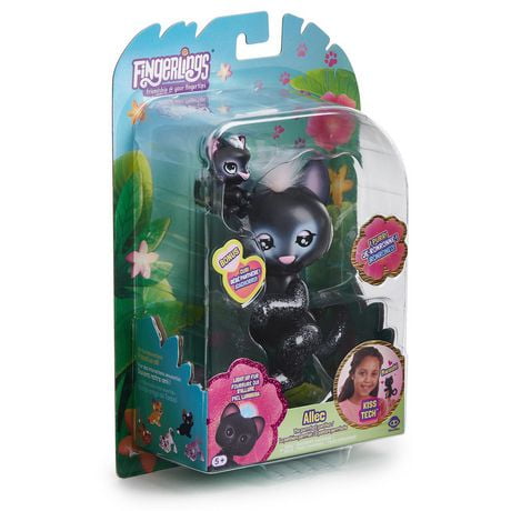 Allumer Bebe Panthere Noire Et Mini Par Fingerlings Allec Et Ronni Jouet Interactif Walmart Canada