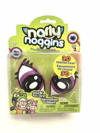 Autocollant Déco Casque Vélo Narly Noggins - Vintage GBH, Inc. 1991 - Vert