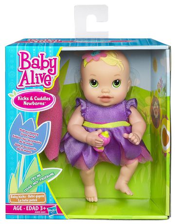 BABY ALIVE KICKS & CUDDLES NEWBORNS Doll Assortment | Walmart Canada