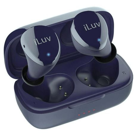 Écouteurs intra-auriculaires Bluetooth 5.0 True Wireless iLuv Bubble Gum Air avec étui de chargement