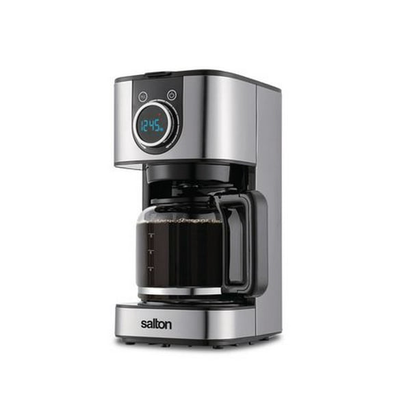 Salton 10 Cup Stainless Steel Digital Coffee Maker, FC2074