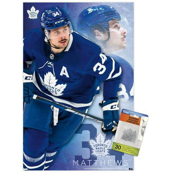 NHL Toronto Maple Leafs - Auston Matthews 21 Wall Poster, 14.725" x 22.375"