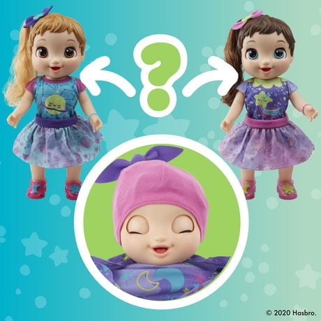 Baby Alive Baby Grows Up Reveur Shining Skylar Ou Star Dreamer Poupee De Bebe Qui Croit Et Parle Avec Accessoires Mysteres Walmart Canada