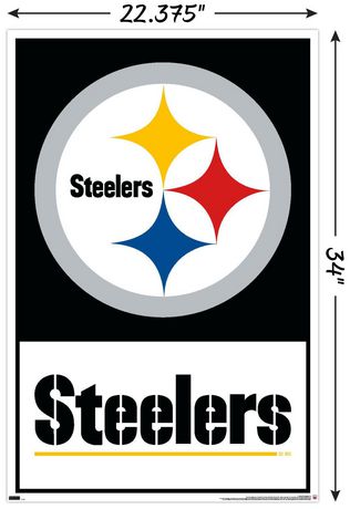 NFL Pittsburgh Steelers - Drip Helmet 20 Wall Poster, 22.375 x 34