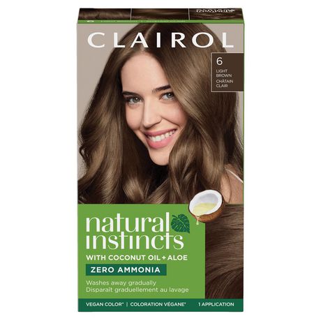 Clairol Natural Instincts Ammonia Free Semi-Permanent Hair Color, Vegan Hair  Dye, Made with 80% naturally derived ingredients including coconut oil and  aloe vera | Walmart Canada
