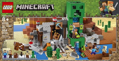 Details about  / LEGO Minecraft The Creeper Mine Building Kit Set Construction Playset 834 Piece