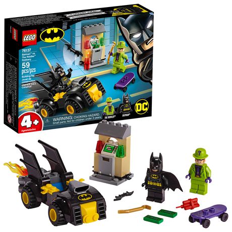 LEGO DC Batman: Batman vs. The Riddler Robbery 76137 Toy Building Kit ...