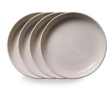 Corelle® Stoneware Dinner Plates, Oatmeal, Reactive Glaze, 4-pack ...