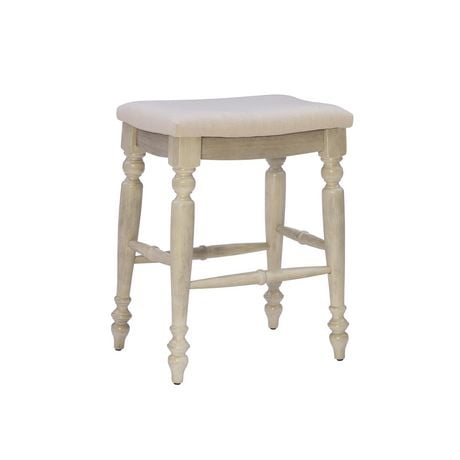 Hunter White Wash Backless Counter Stool | Walmart Canada