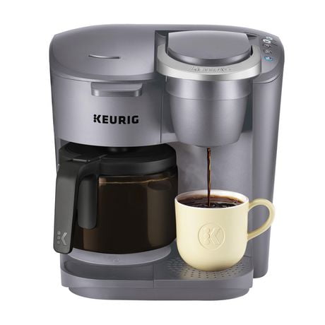 Keurig K-Duo Essentials Single Serve K-Cup Pod & Carafe Coffee Maker, Use both ground coffee and K-Cup pods