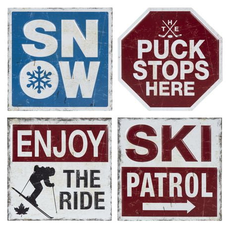 Canadiana Puck Stops Here Metal Sign | Walmart Canada