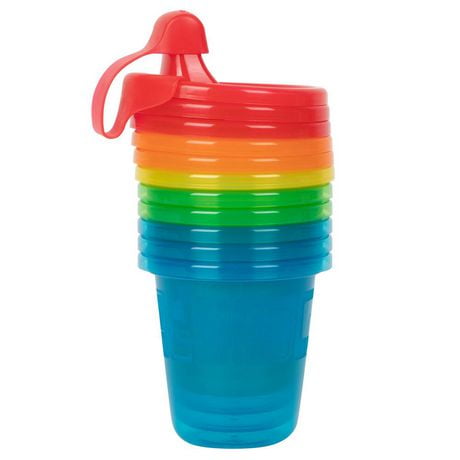 Learning Curve Canada Ltd The First Years Take & Toss 7 Oz Sippy Cups - 7 Pack, Colours May Vary, 7 pack, 7 oz