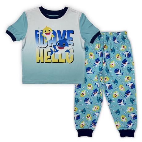 Baby Shark Toddler Boy's pyjama set., Sizes 2T to 5T