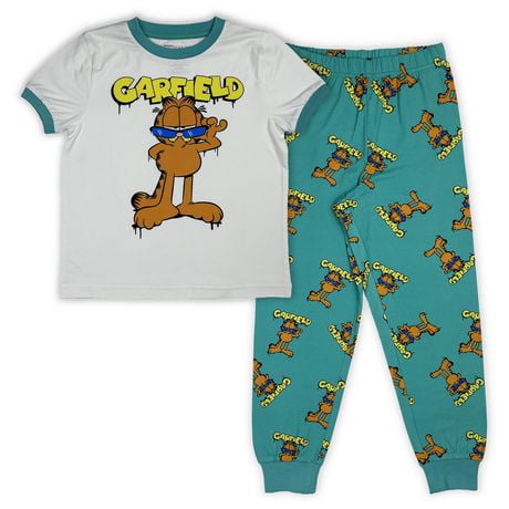 Garfield Ensemble pyjama 2 pièces pour garçon. Tailles TP à G