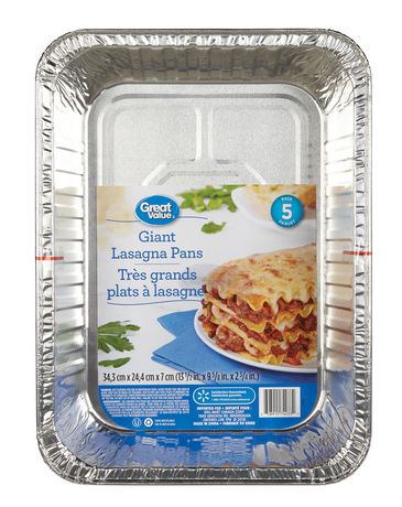 Great Value Giant Lasagna Pans | Walmart Canada