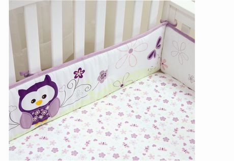 Baby S First By Nemcor Very Berry Owl Bumper Walmart Canada