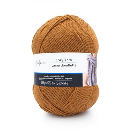 Mainstays Cozy Caramel Medium Acrylic Yarn 1 Ball - Walmart.ca