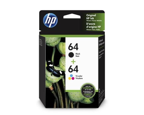HP Tango and HP 64 2-pack Black/Tri-color Original Ink Cartridges bundle | Walmart Canada