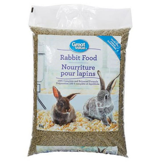 Nouriture pour lapin Great Value - 10 kg