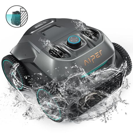 SG Pro for In-ground Pools 1600sq.ft, up to 50ft in length 130GPM Suction Power Cordless Robotic Pool Vacuum