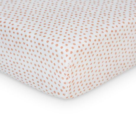 Lulujo - Baby, Infant - Boho Collection - Cotton Muslin Crib Sheet - Breathable, Lightweight