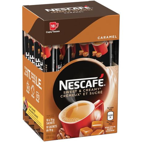 NESCAFÉ® Sweet and Creamy* Caramel Instant Coffee | Walmart Canada