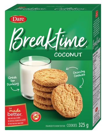 does breaktime coconut cookies contain peanut