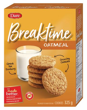 allergens in breaktime oatmeal cookies