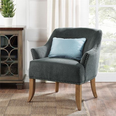 Baxter Accent Chair, Gray 