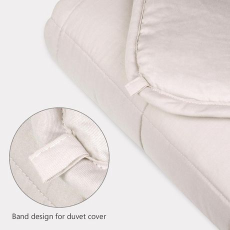 NEX Microfiber Weighted Blanket with Removable Duvet Cover | Walmart Canada