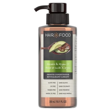Hair Food Avocado & Argan Oil Sulfate Free Conditioner, Dye Free Smoothing, 300 mL