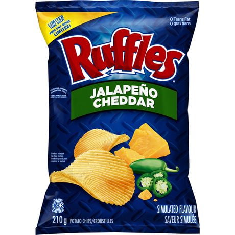 Ruffles Jalapeno Cheddar Potato Chips | Walmart Canada