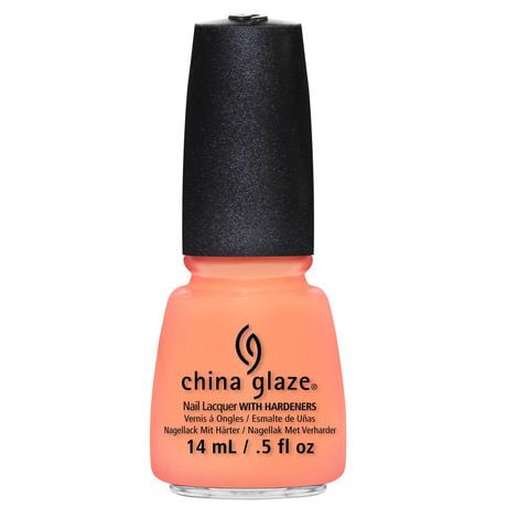 China Glaze Nail Lacquer - Sun of a Peach - 0.5 FL OZ, Nail Lacquer