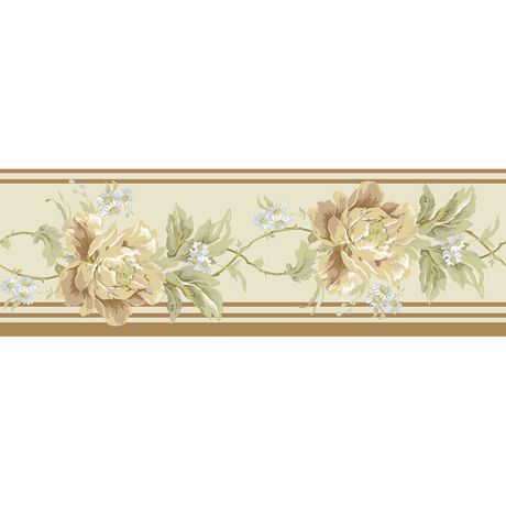 Blue Mountain Wallcoverings Forever Heirloom Border Wallpaper | Walmart ...