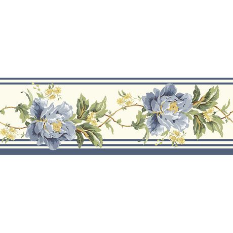 Blue Mountain Wallcoverings Forever Heirloom Border Wallpaper | Walmart ...