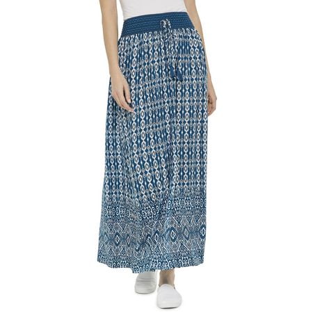 black maxi skirt walmart