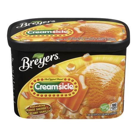 Breyers Breyer's® Creamsicle Orange Sherbet & Creamy Vanilla Ice Cream ...