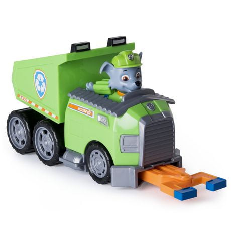 Paw Patrol – Rocky’s Recycle Dump Truck Vehicle with Rocky Figure ...