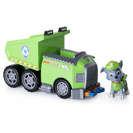 Paw Patrol – Rocky’s Recycle Dump Truck Vehicle with Rocky Figure ...