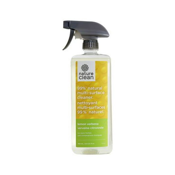 Nature Clean Multi-Surface Cleaner Spray Lemon Verbena 6x740ml, NC Surface Spray Lemon