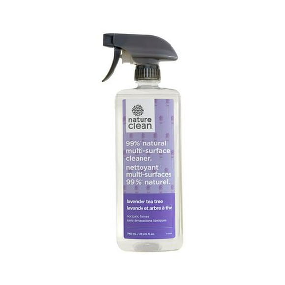 Nature Clean Multi-Surface Cleaner Spray Lavender Tea Tree 740ml, Nature Clean Surface Spray Lavender 740ml
