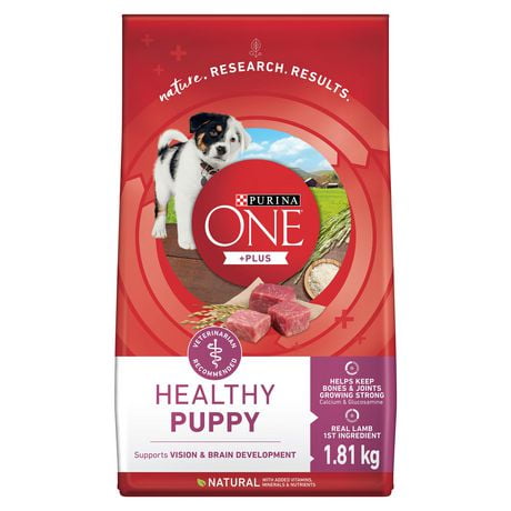 Purina ONE SmartBlend Healthy Puppy Formula Lamb, Dry Dog Food, 1.81-12 kg