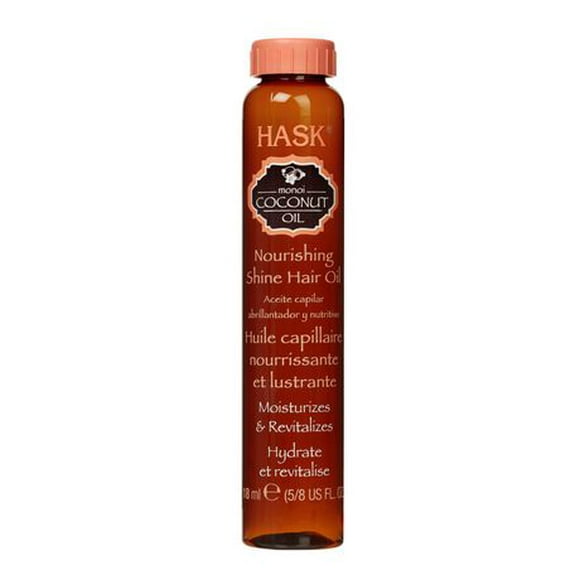Hask® Huile de brillance nourrissante de monoï, 18 ml